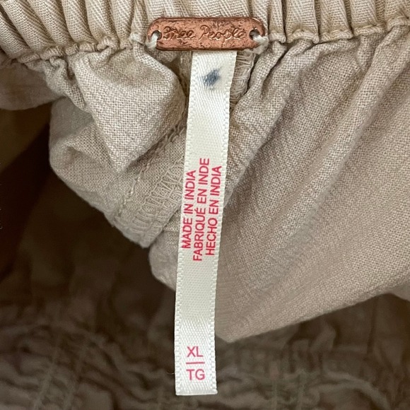 Free People Jumpsuit Womens XL  Forever and Always Ruched One Piece Wide Leg - Picture 12 of 14